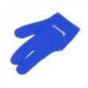 Бильярдная перчатка Dynamic Pro синяя (левая, безразмерная)